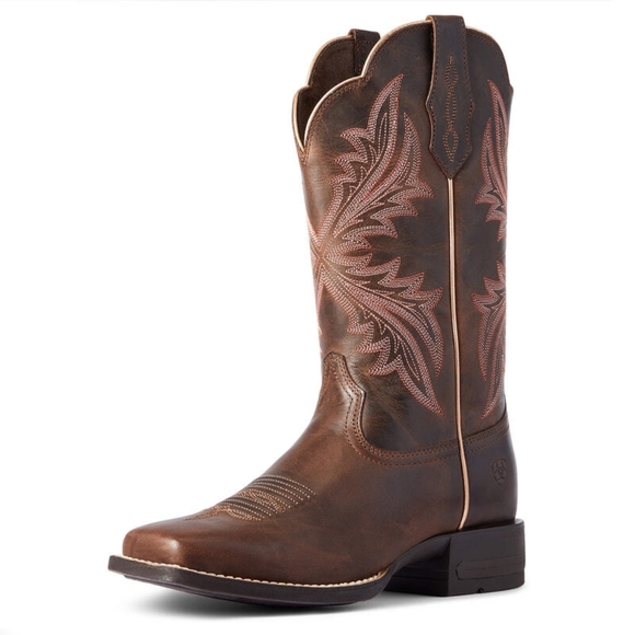 Ariat Shoes - Cowboy Boots Women's Ariat Size 10B Brown, Rose Gold